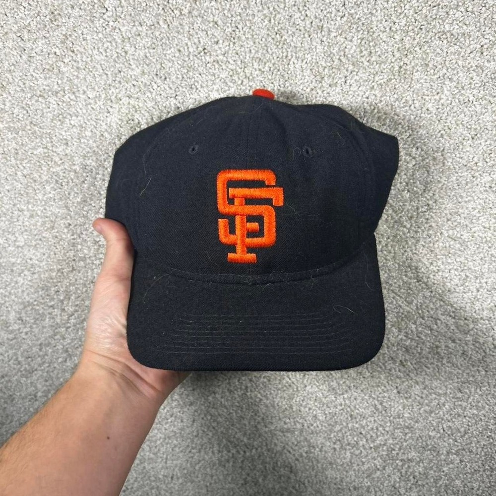 Vintage 90s San Francisco giants sports specialties plain logo fitted hat 7 3/8